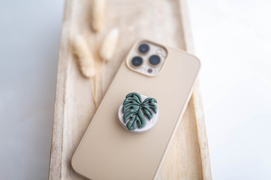 Clay PopSocket | Monstera