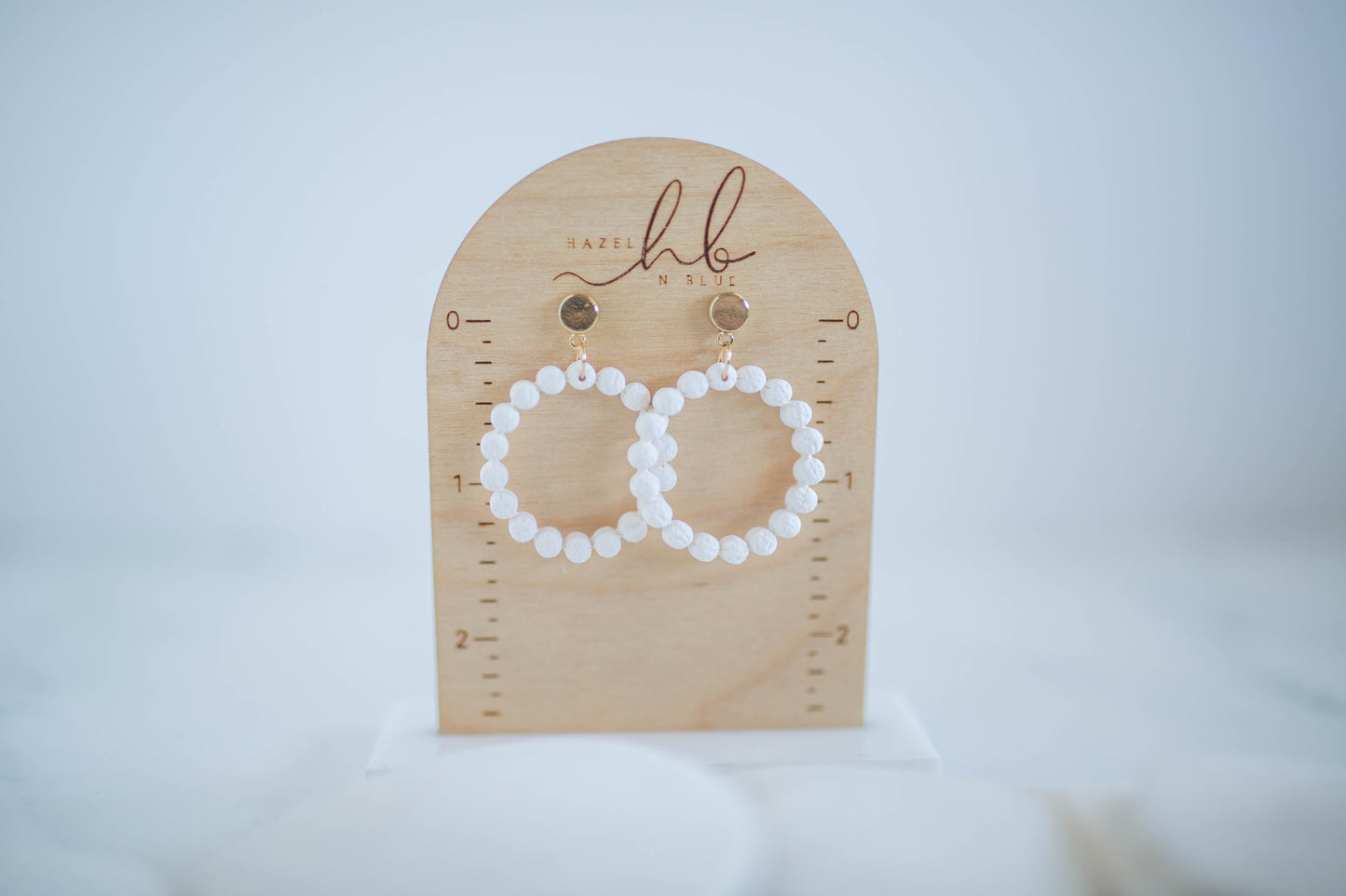 Clay Earrings | Circle Bubble Dangles | Coastal Shores Collection