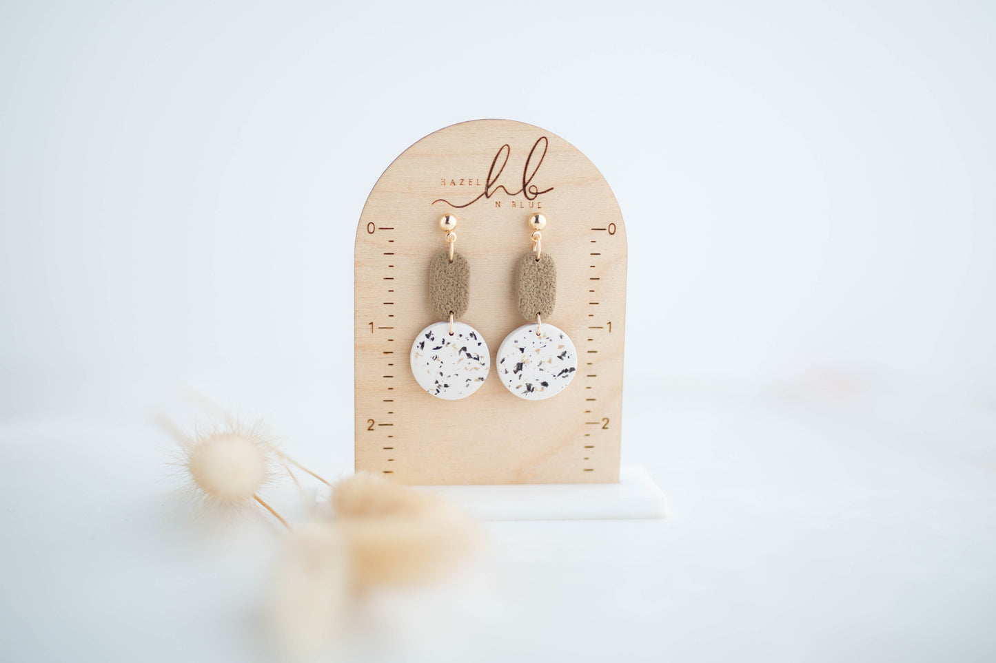 Clay Earrings | Neutral Dangles | All Things Neutral Collection