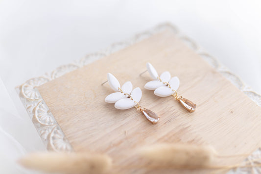 Clay Earrings | Fluer Dangles | Luxe Collection