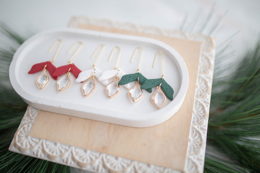 Clay Earrings | Joyful Drops | Jingle+Joy Collection