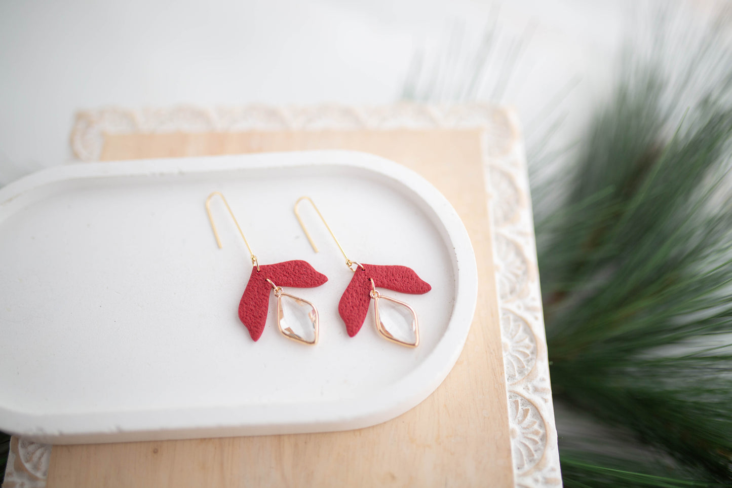 Clay Earrings | Joyful Drops | Jingle+Joy Collection