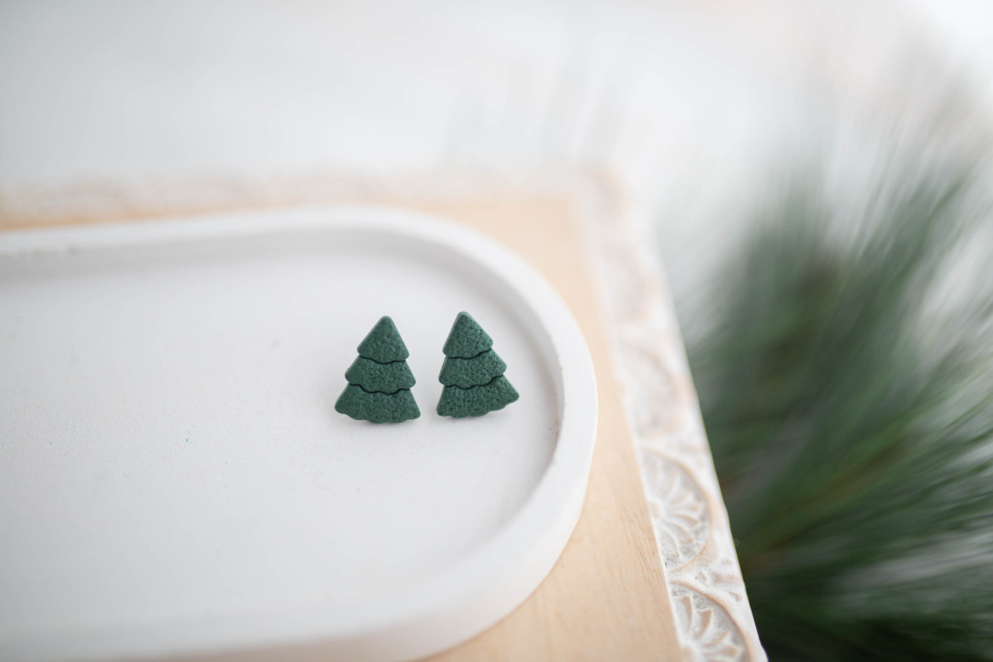 Clay Earrings | Festive Christmas Studs | Jingle+Joy Collection