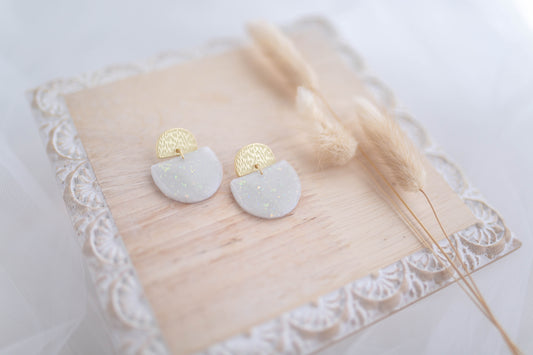 Clay Earrings | Opal Dangles | Luxe Collection