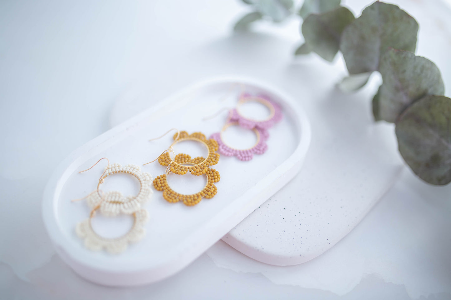 Beaded Earrings | Bloom Hoops | In Bloom Collection