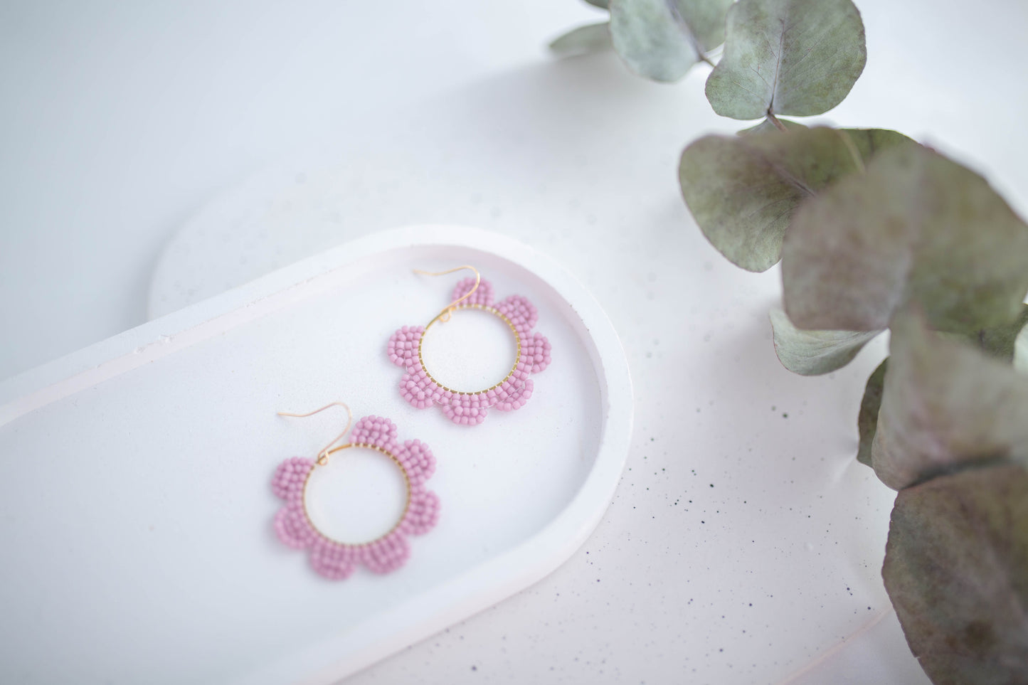 Beaded Earrings | Bloom Hoops | In Bloom Collection