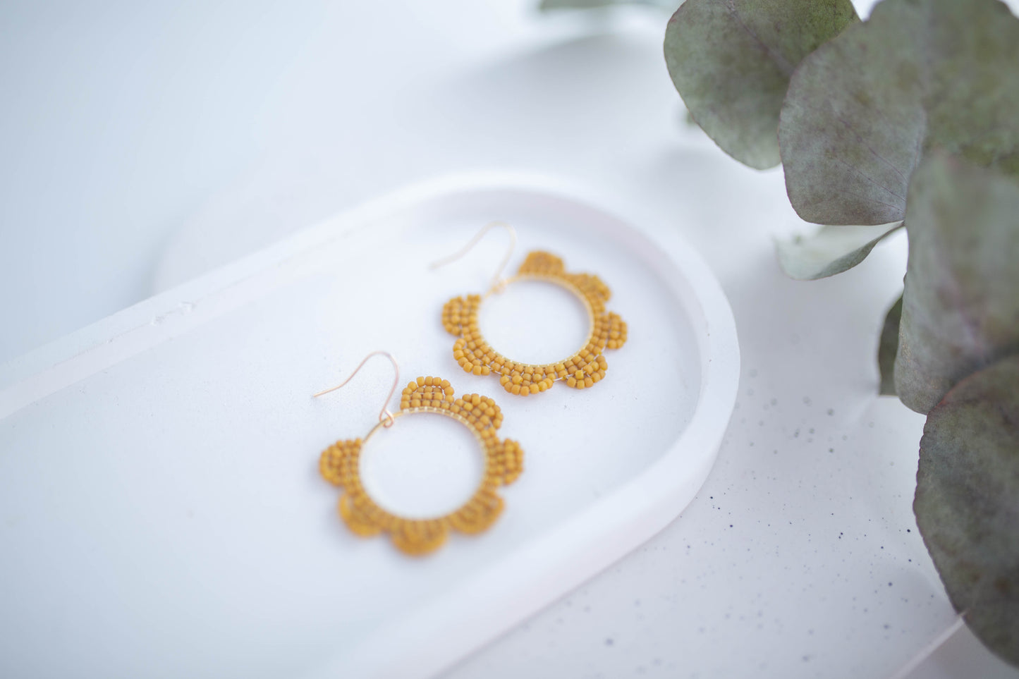 Beaded Earrings | Bloom Hoops | In Bloom Collection