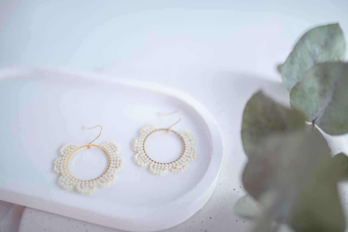 Beaded Earrings | Bloom Hoops | In Bloom Collection