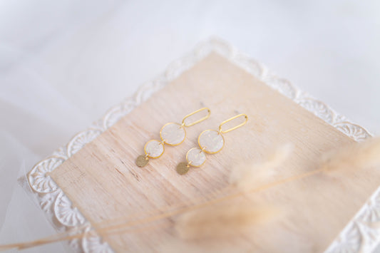 Clay Earrings | Opal Drops | Luxe Collection