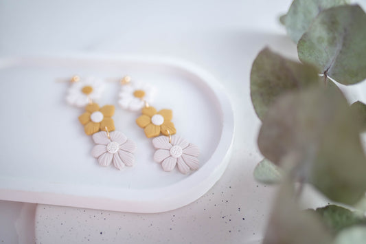 Clay Earrings | Bloom Trio | In Bloom Collection