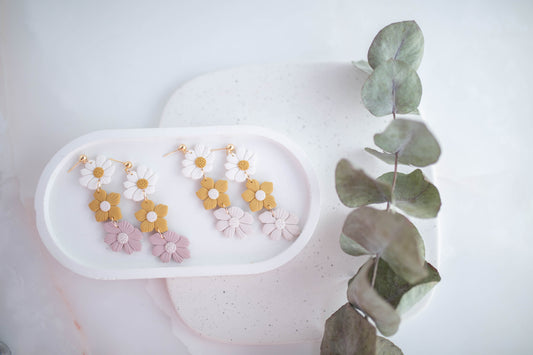 Clay Earrings | Bloom Trio | In Bloom Collection