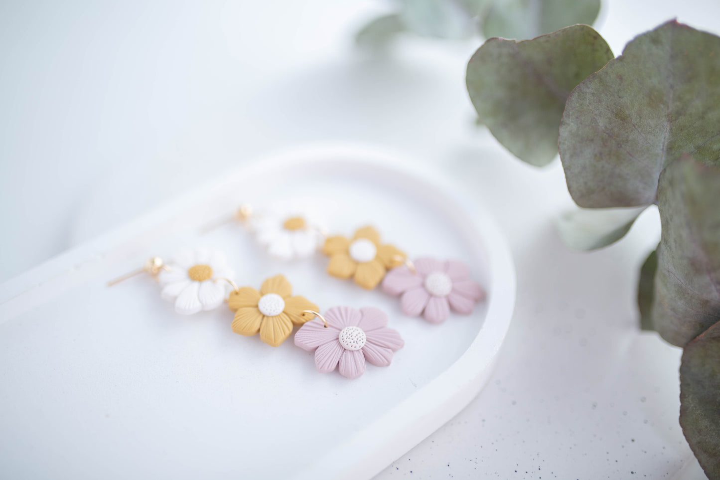 Clay Earrings | Bloom Trio | In Bloom Collection