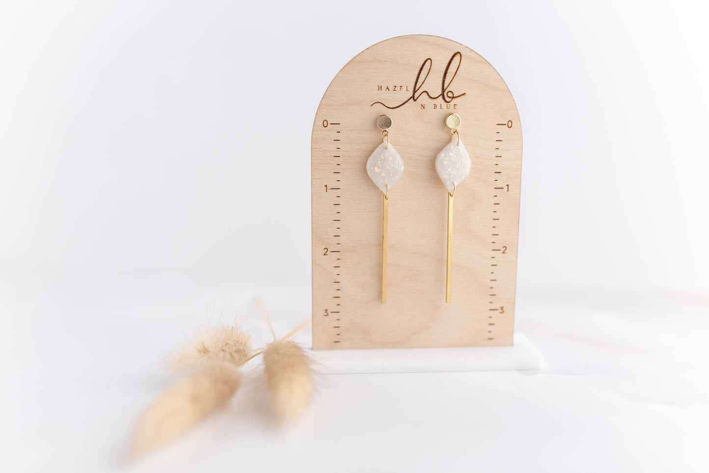 Clay Earrings | Opal Simple Dangles | Luxe Collection