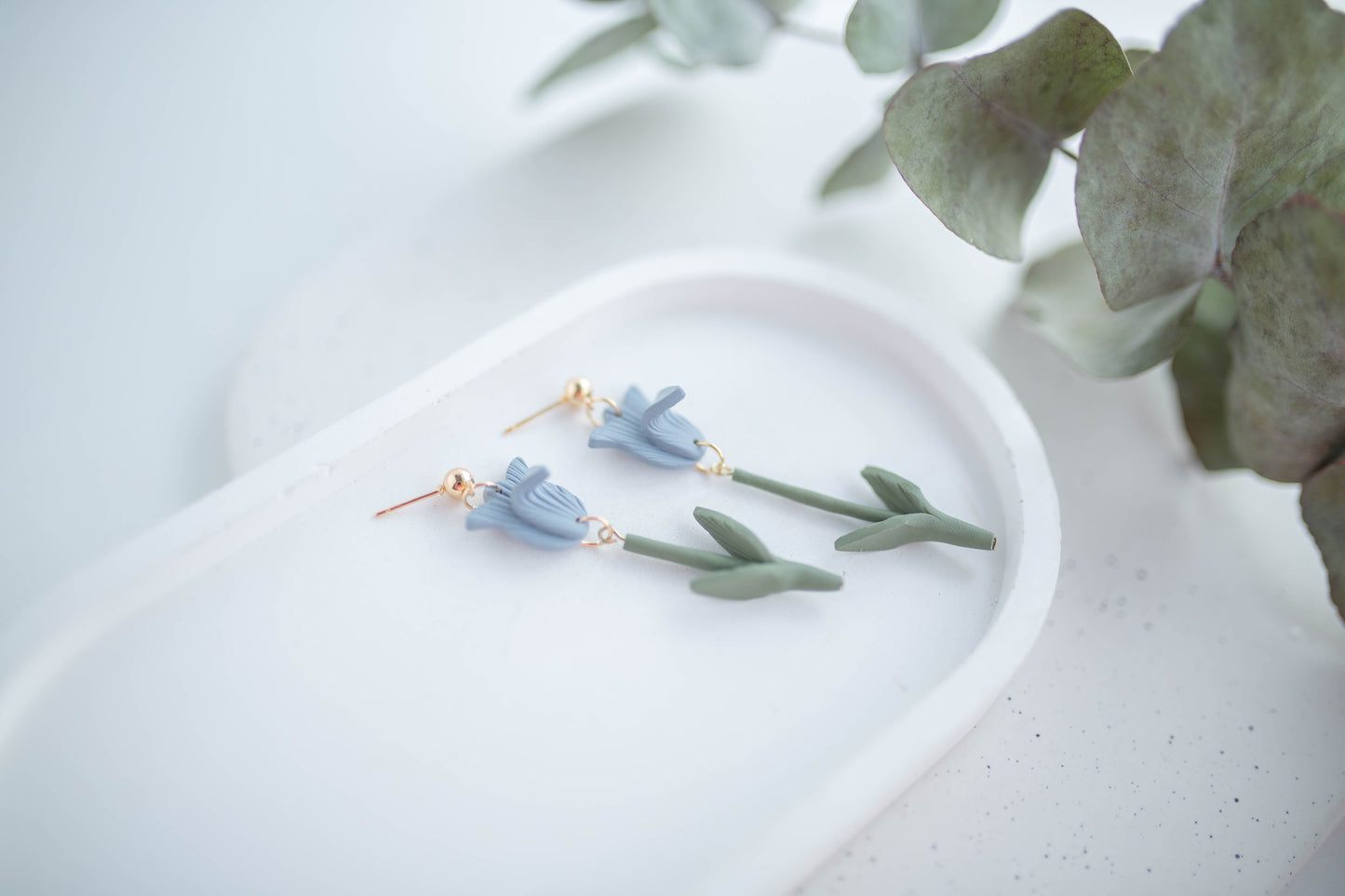 Clay Earrings | Tulip Dangles | In Bloom Collection