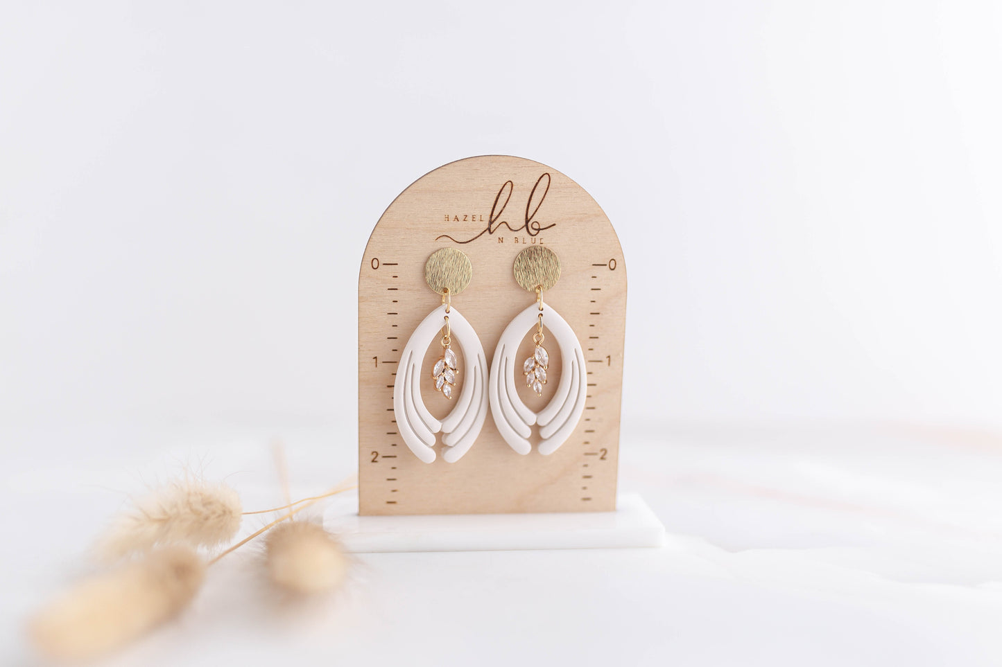 Clay Earrings | Luxe Crystal Long Dangles | Luxe Collection