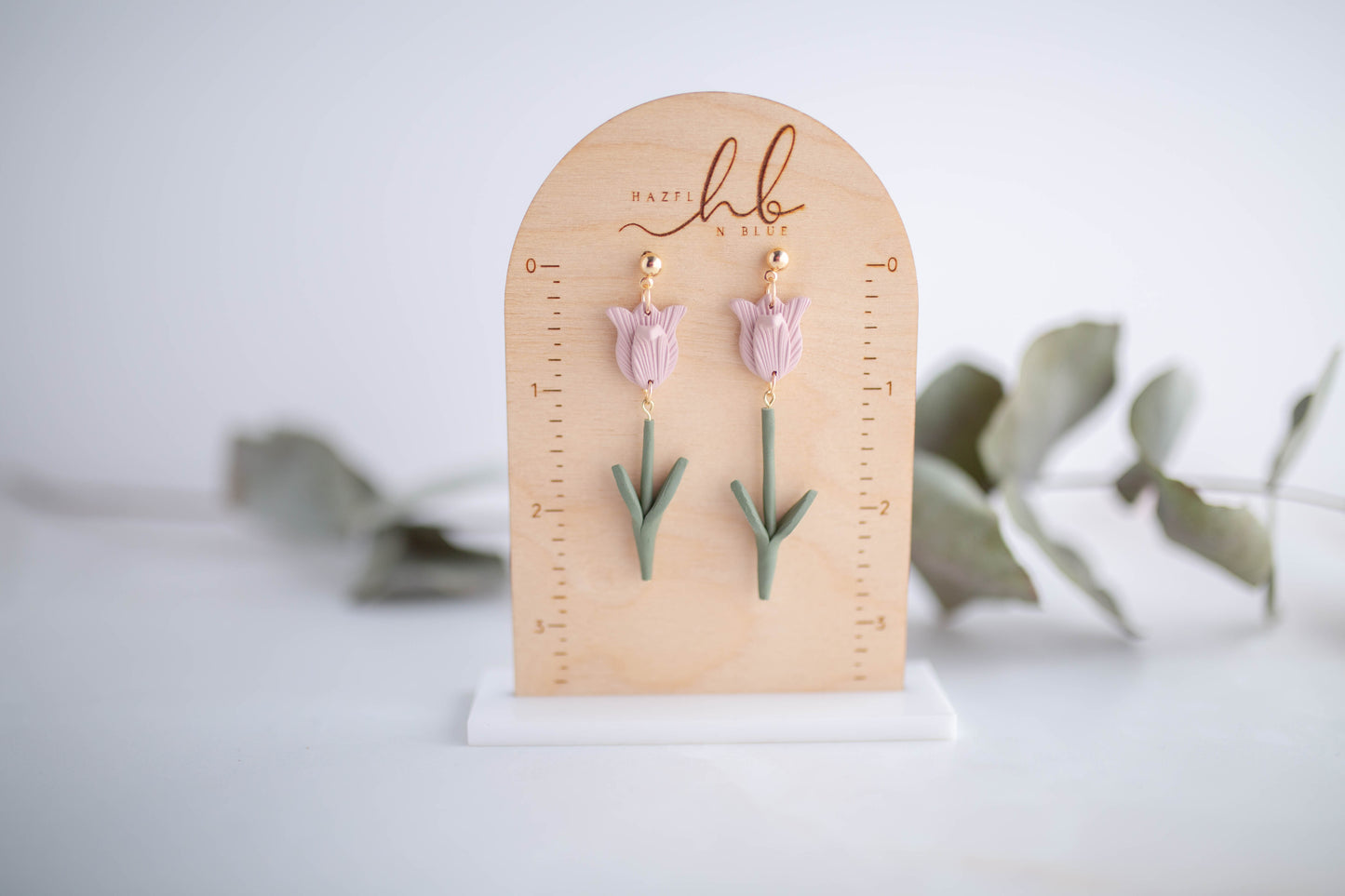 Clay Earrings | Tulip Dangles | In Bloom Collection