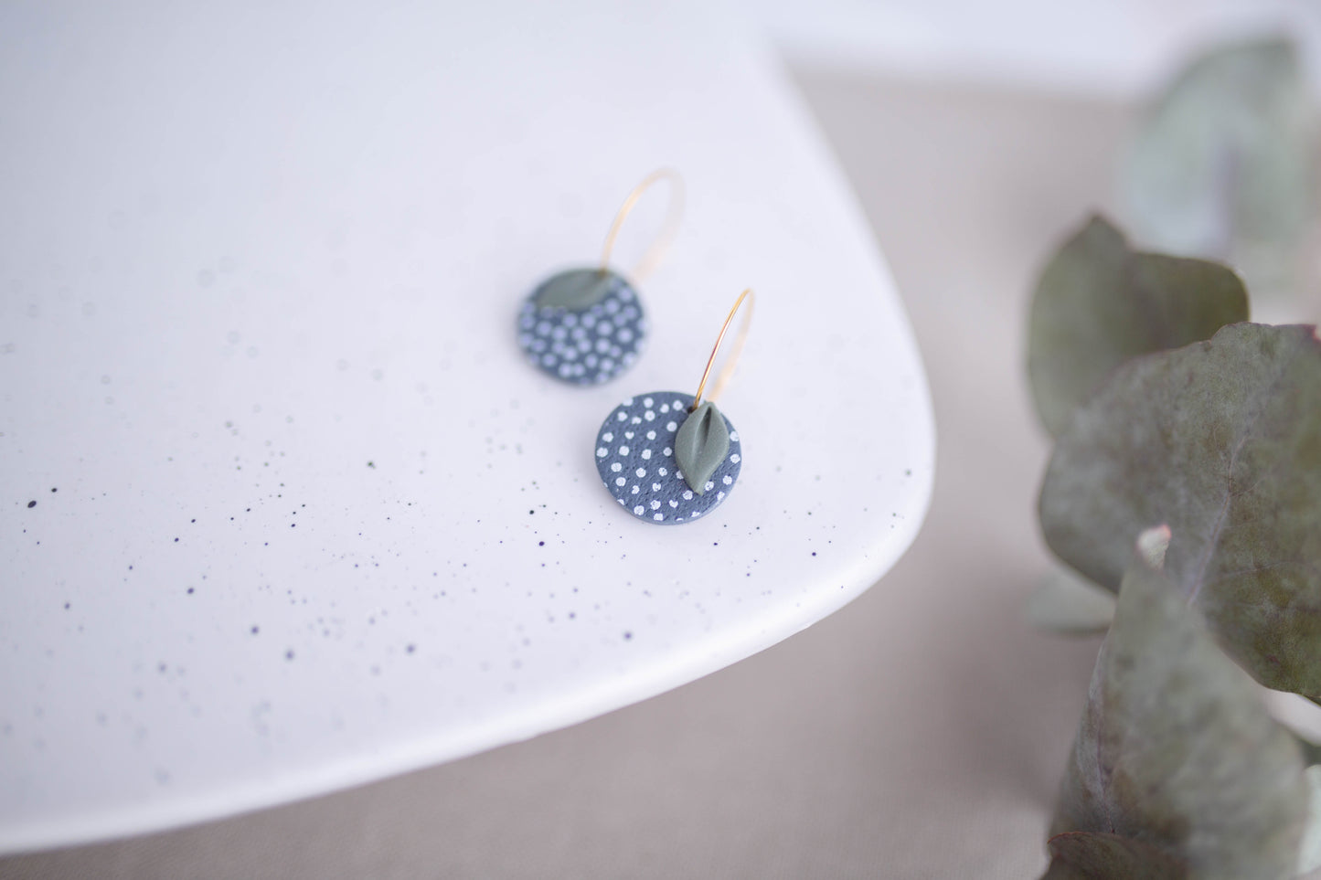 Clay Earrings | Fruit Mini Hoops | Picnic Basket Collection