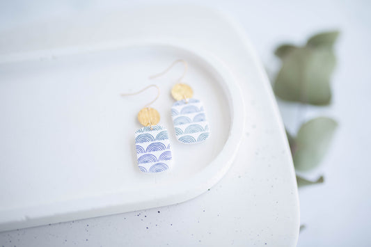 Clay Earrings | Indigo Hope Dangles | Indigo Daydream Collection