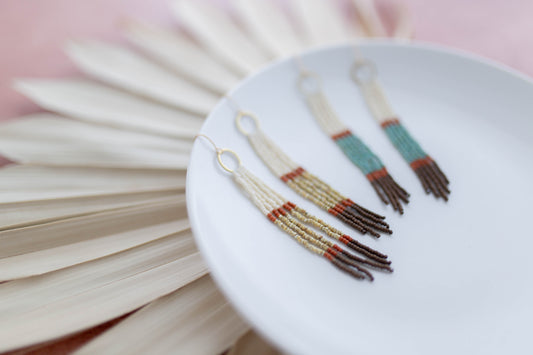 Beaded Earrings | Sonoran Dusters | Desert Collection