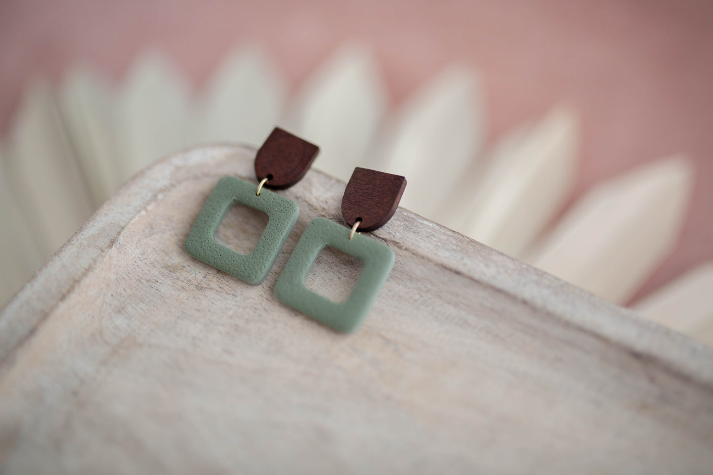 Clay Earrings | Desert Squares | Desert Collection