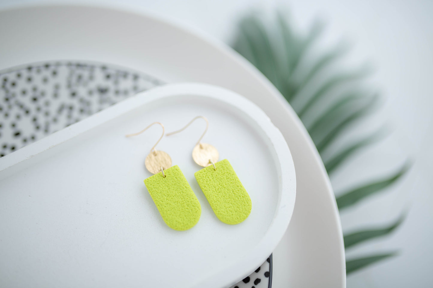 Clay Earrings | Simple Dangles | Neon+Noir Collection