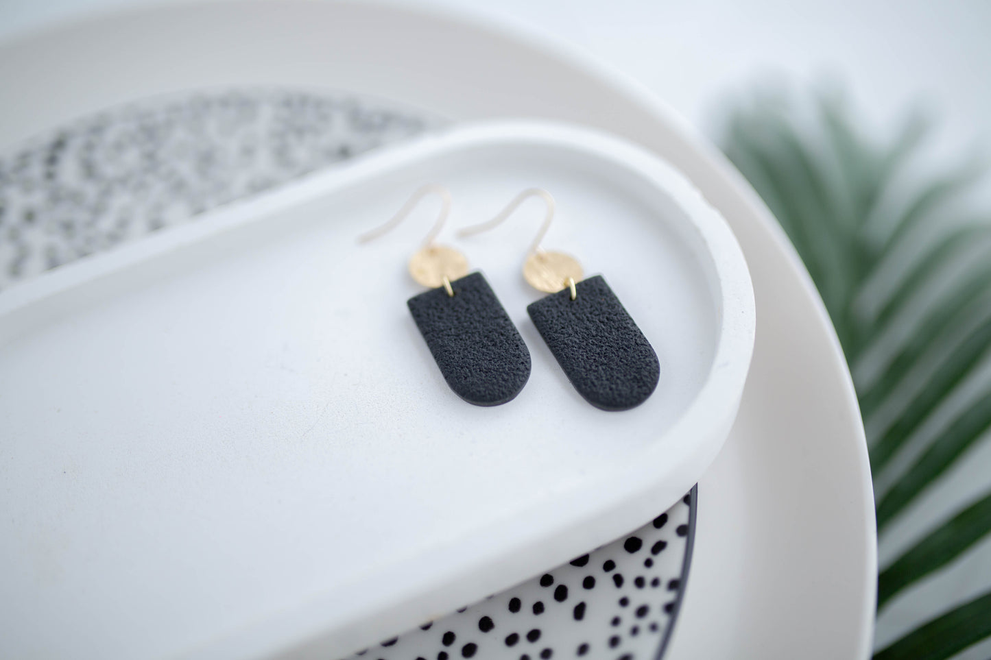 Clay Earrings | Simple Dangles | Neon+Noir Collection