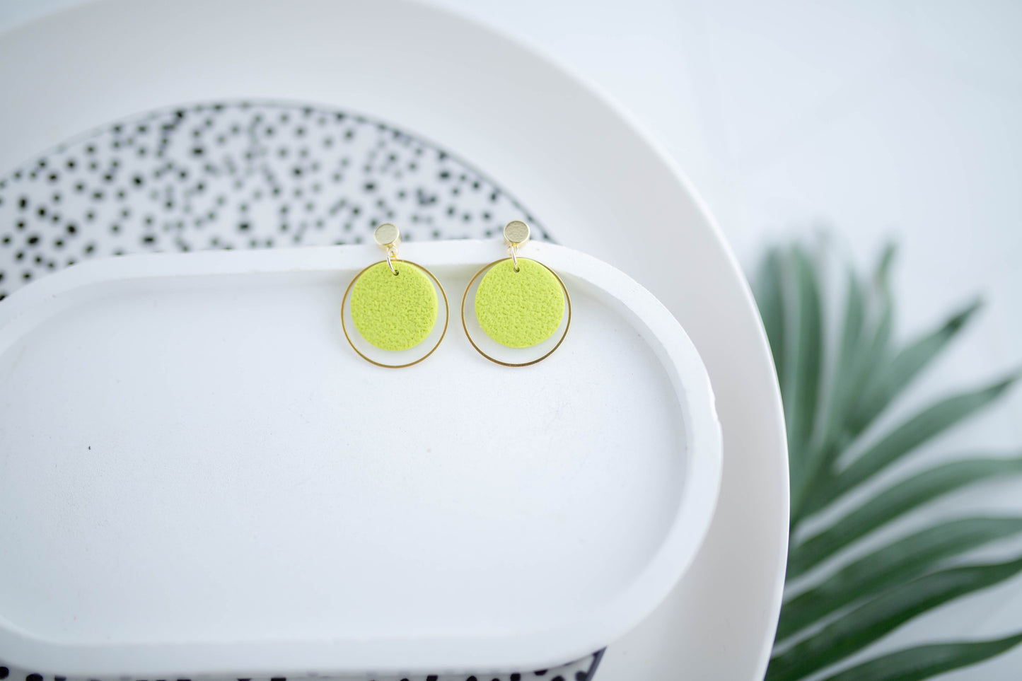 Clay Earrings | Dainty Dangles | Neon+Noir Collection