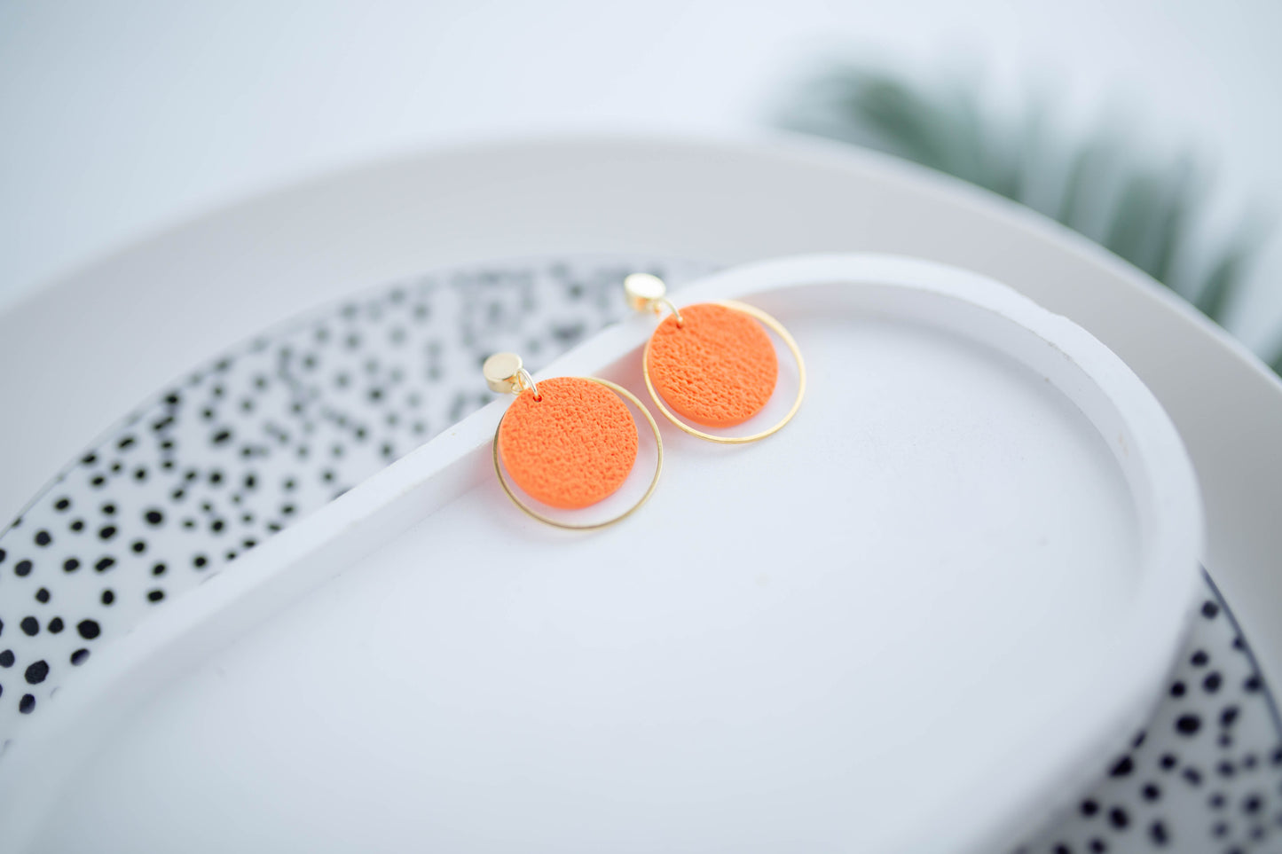 Clay Earrings | Dainty Dangles | Neon+Noir Collection