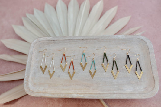Beaded Earrings | Desert V | Desert Collection