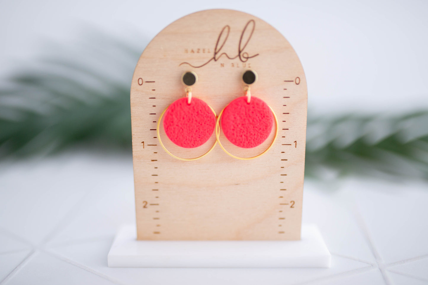 Clay Earrings | Dainty Dangles | Neon+Noir Collection