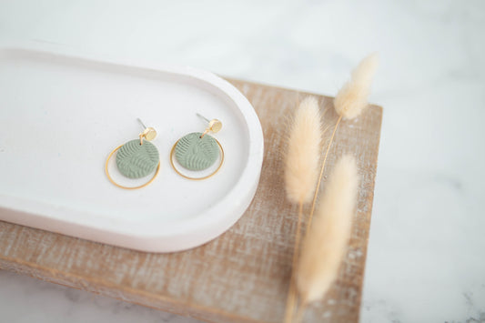 Clay Earrings | Dainty Botanica Dangles | Botanica Collection