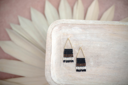 Beaded Earrings | Sedona Fringe | Desert Collection