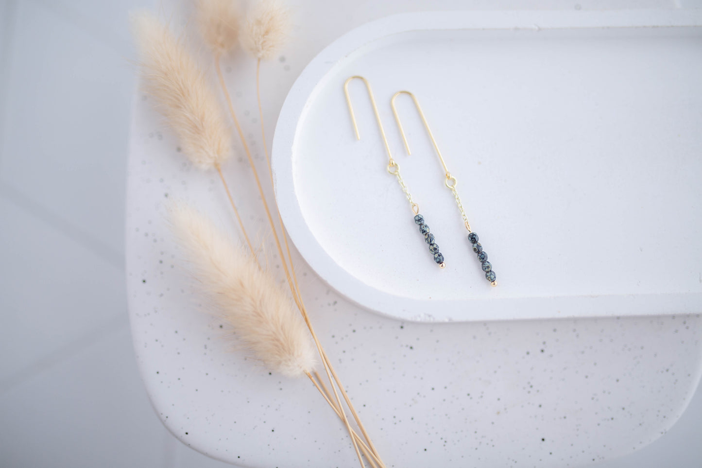 Beaded Earrings | Longline Simple Drops