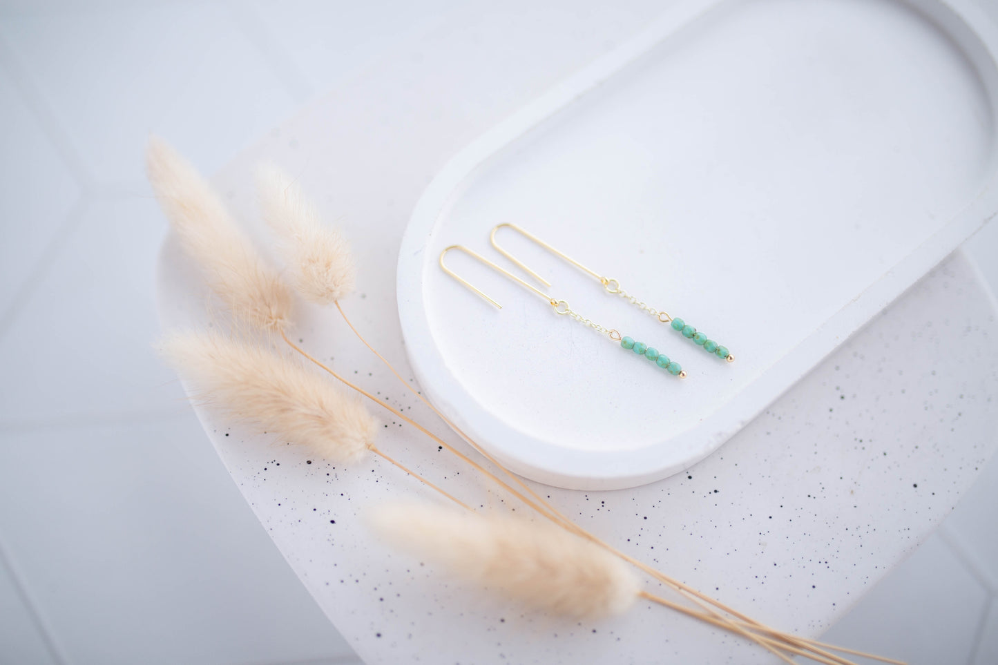 Beaded Earrings | Longline Simple Drops