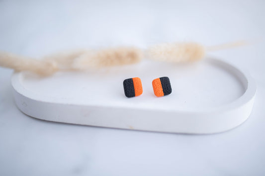 Clay Earrings | Game Day Studs | Civil War Collection
