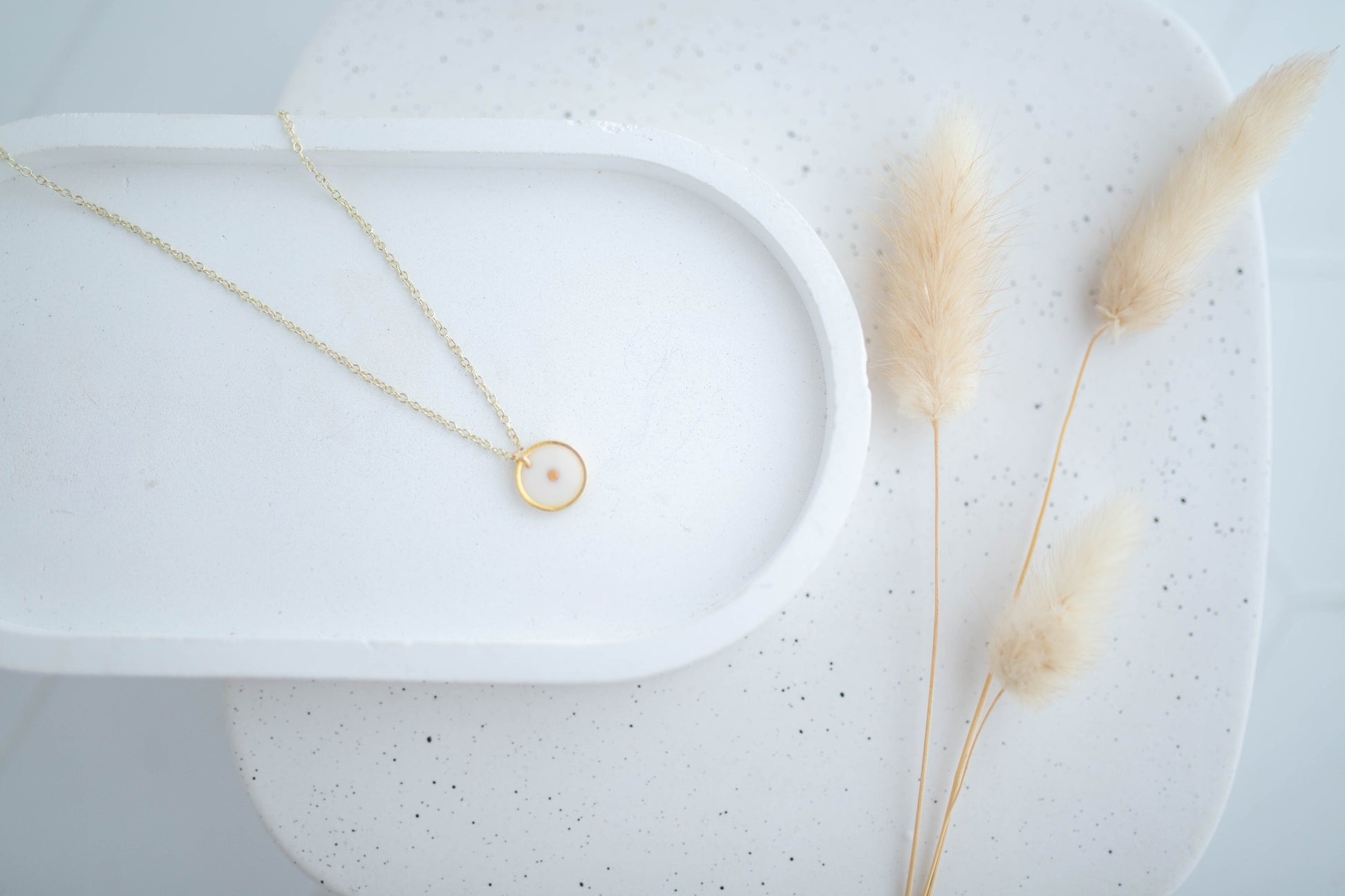 Clay Necklace Mustard Seed Necklace Matthew 17:20