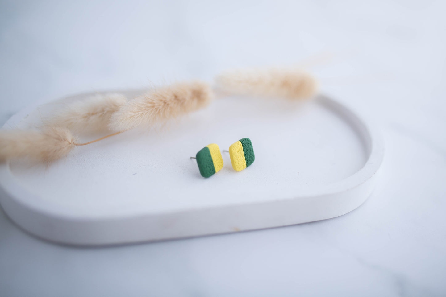 Clay Earrings | Game Day Studs | Civil War Collection