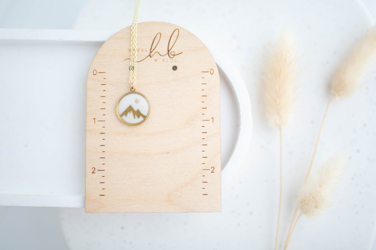 Clay Necklace | Mustard Seed Mountain Necklace | Matthew 17:20