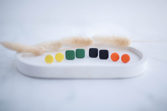 Clay Earrings | Game Day Stud Pack | Civil War Collection