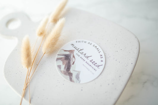Sticker | Mustard Seed Mountain | Matthew 17:20