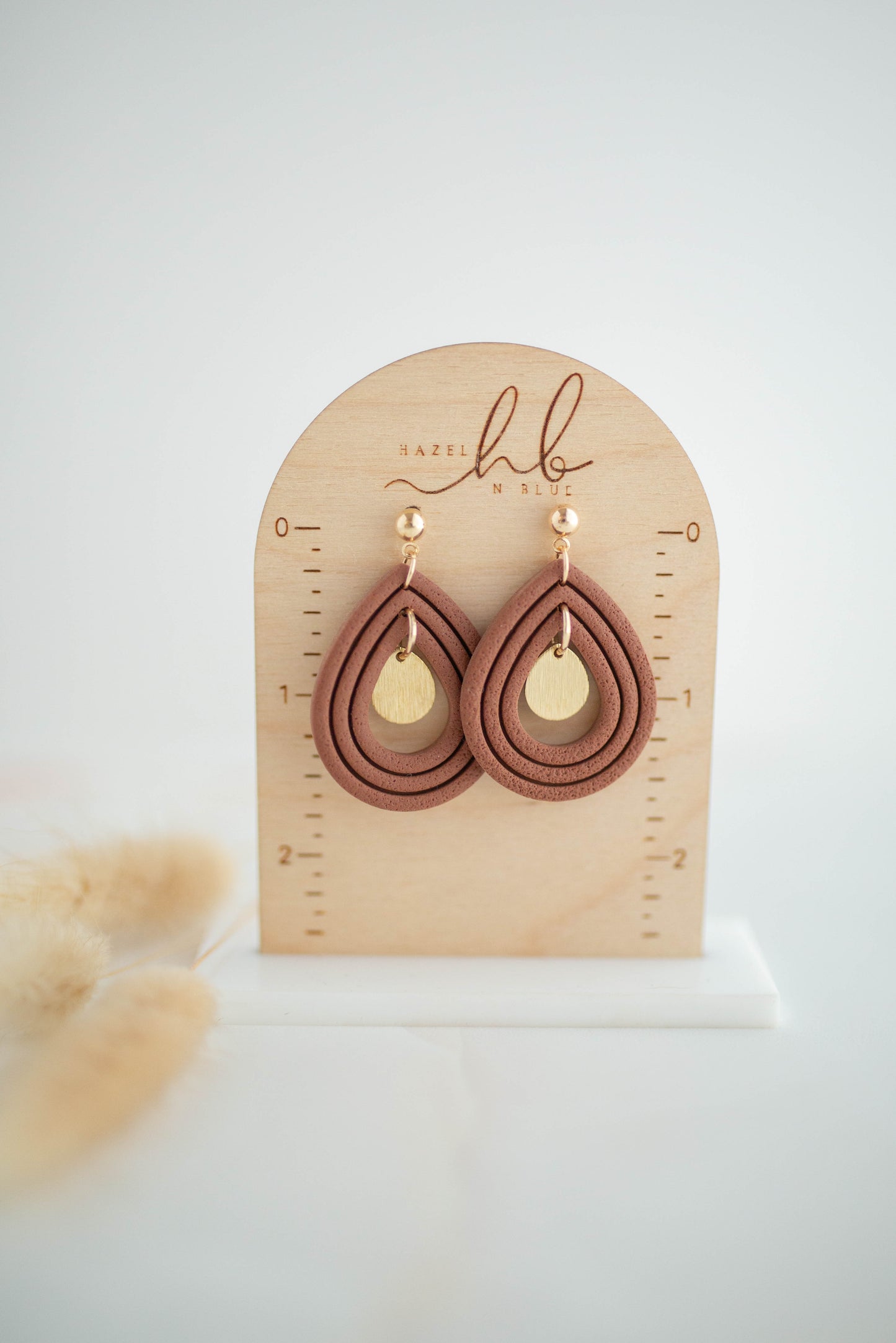 Clay Earrings | Teardrop Dangles | All Things Fall Collection