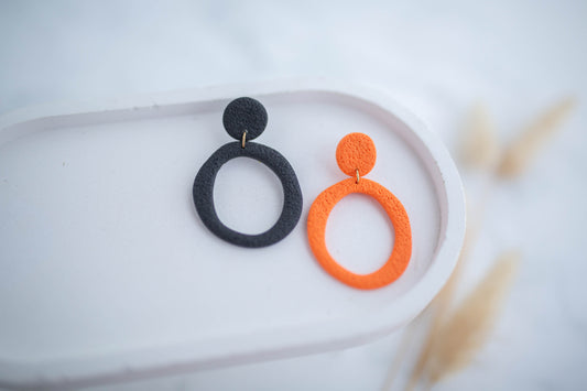 Clay Earrings | Oregon O's Mismatch | Civil War Collection
