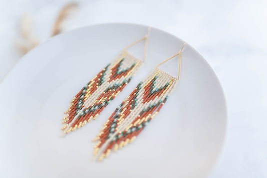 Beaded Earrings | Cowgirl Dusters | Cozy Cowgirl Collection