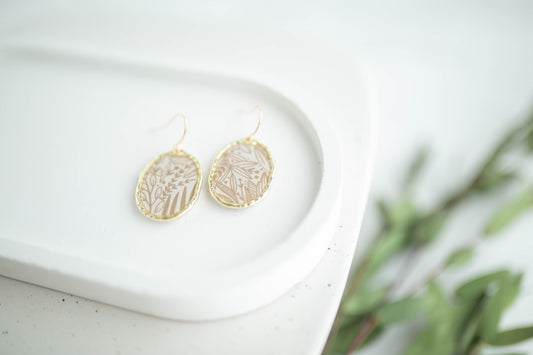 Clay Earrings | Flora Windows | Earth+Sky Collection