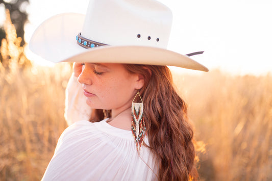 Beaded Earrings | Cowgirl Dusters | Cozy Cowgirl Collection