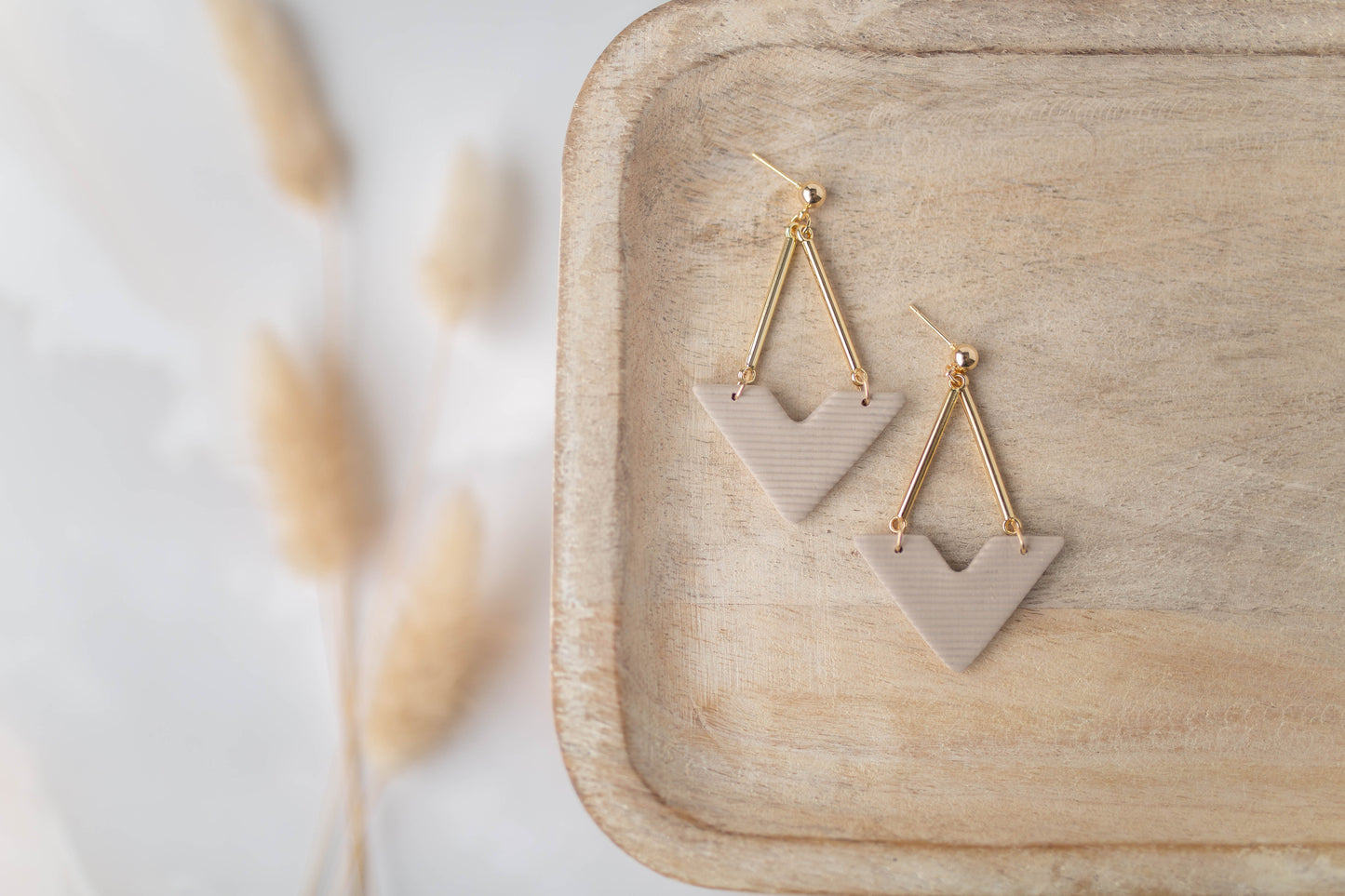 Clay Earrings | Vee Dangles | All Things Fall Collection