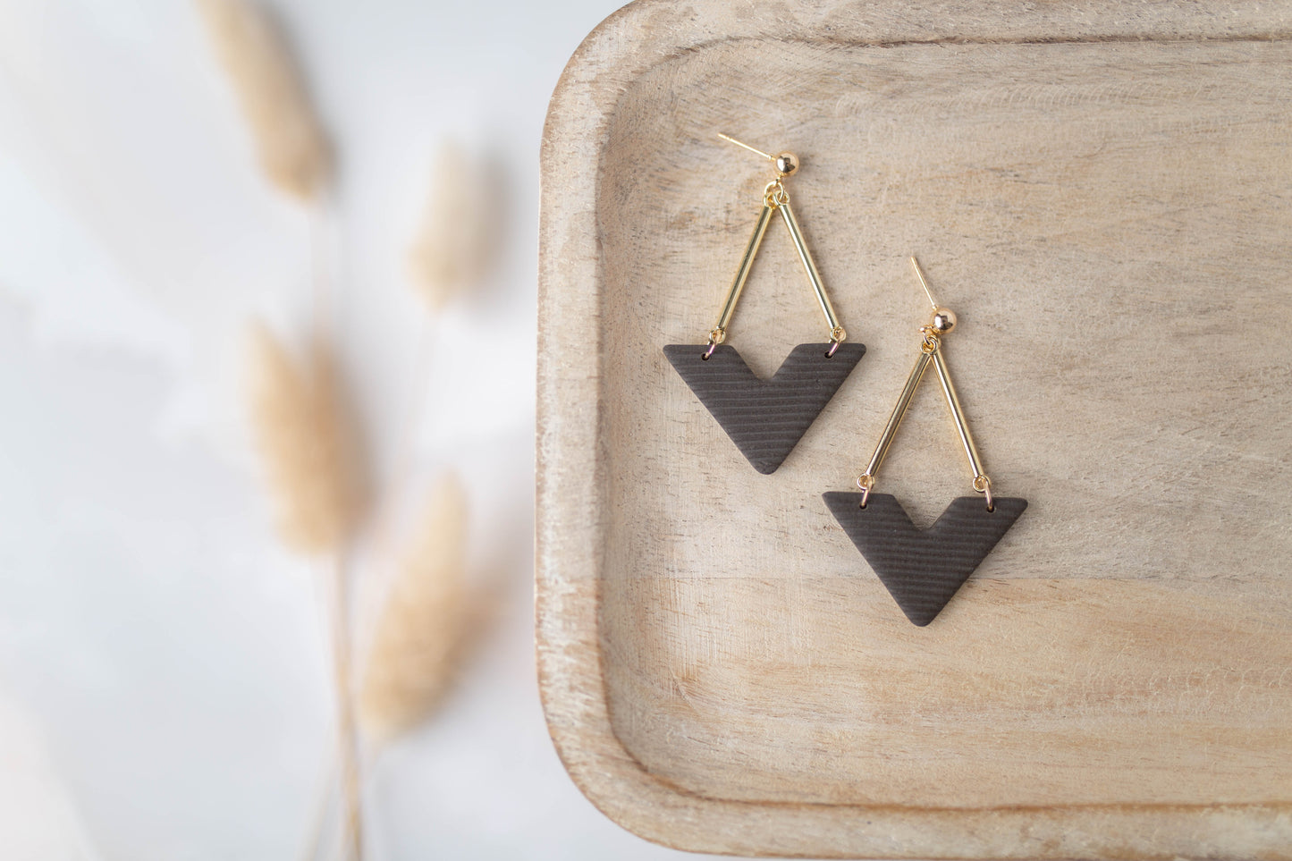 Clay Earrings | Vee Dangles | All Things Fall Collection