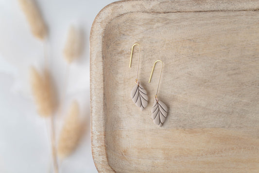 Clay Earrings | Leaf Dangles | All Things Fall Collection