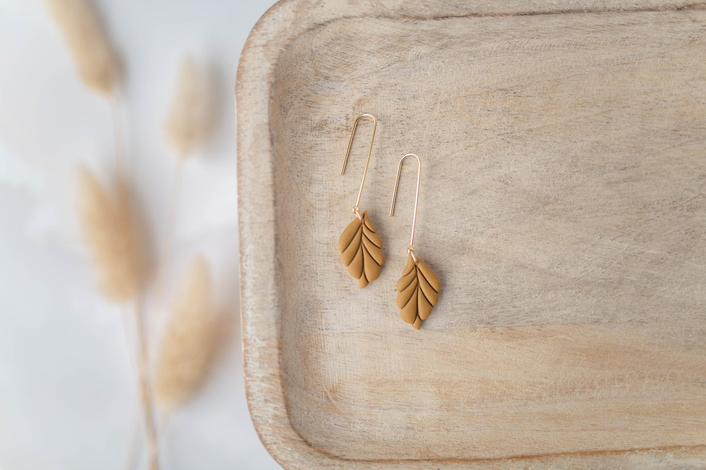 Clay Earrings | Leaf Dangles | All Things Fall Collection