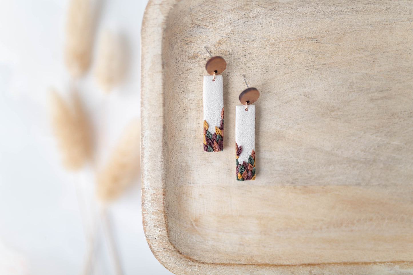 Clay Earrings | Fallen Leaves | All Things Fall Collection